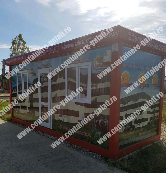 container metalic second hand pret Bistrita